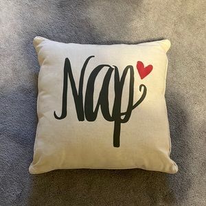 NAP THROW PILLOW